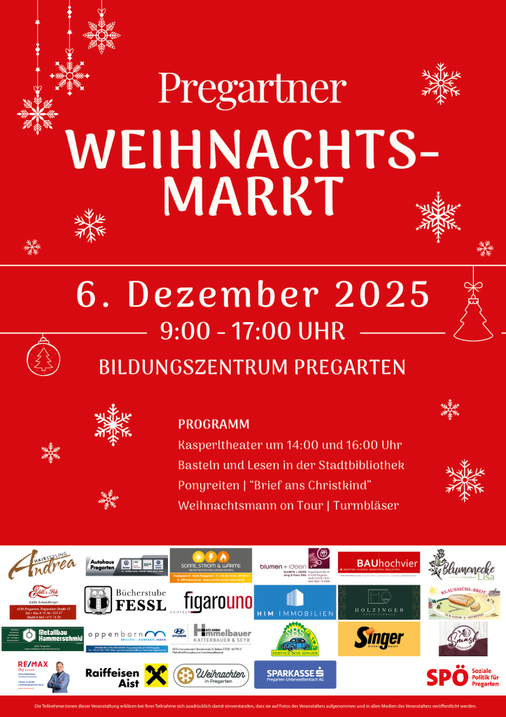 Pregartner Weihnachtsmarkt 2025