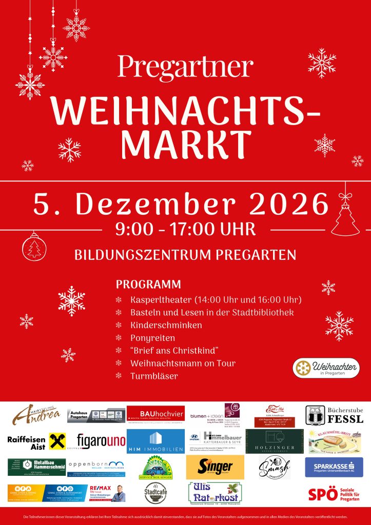 Plakat Weihnachtsmarkt 2026